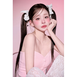 LensVery 1month – Silhouette3 Melting Gray 芝麻奶蓋 月拋 2片裝